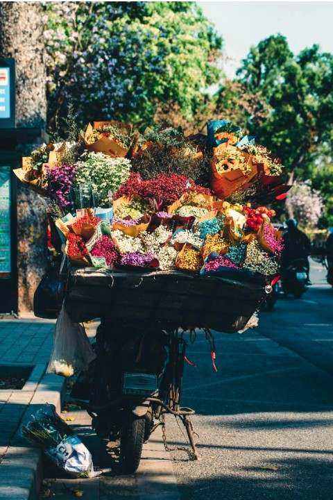 Autumn blush bouquet